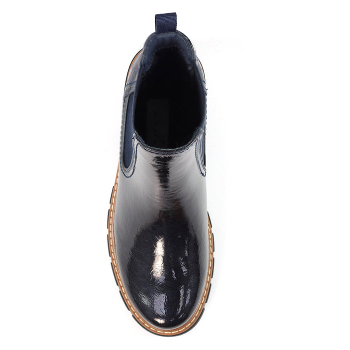 Peace Navy Ankle Boot