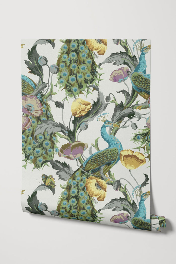 Peacocks / Blue