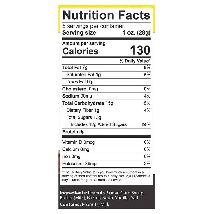 Peanut Brittle, 5 oz. Bag