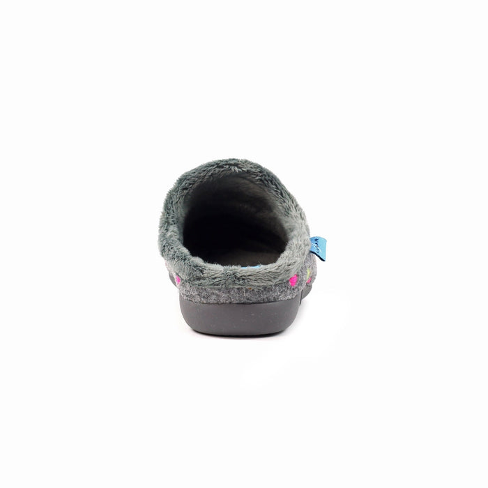 Peanut Grey Mule Slipper