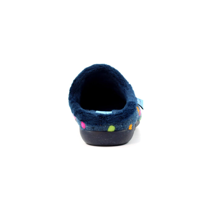 Peanut Navy Mule Slipper