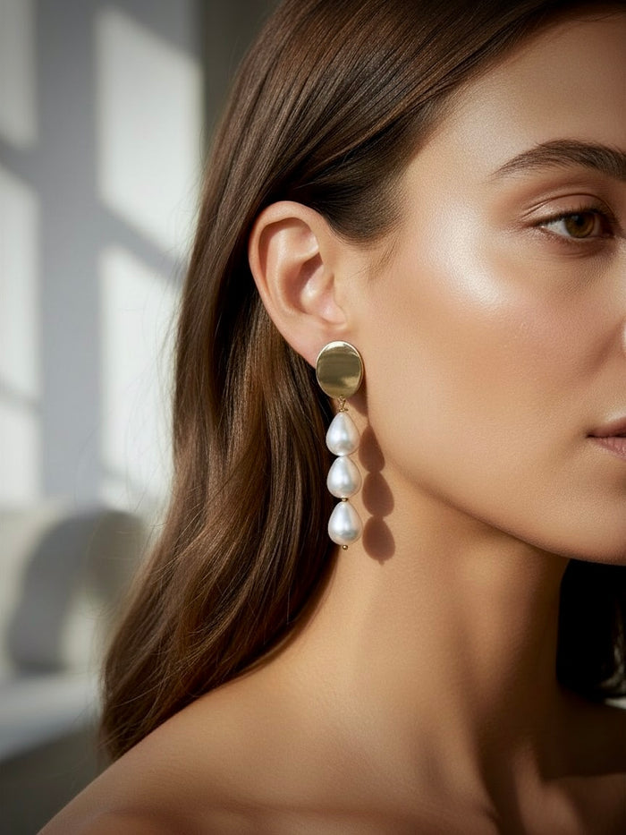 PEARL JAM Statement Earrings