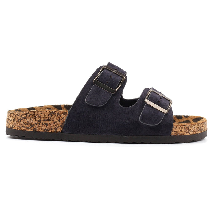 Pecan Navy Sandal