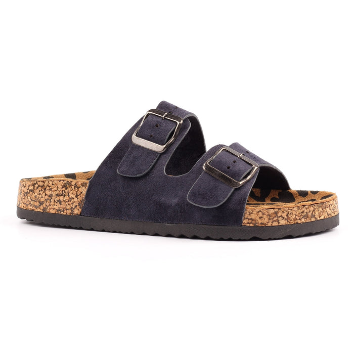 Pecan Navy Sandal