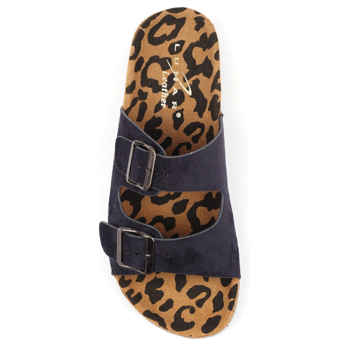 Pecan Navy Sandal