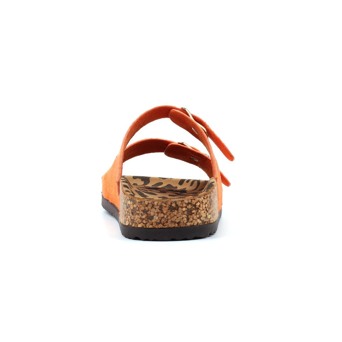 Pecan Orange Sandal