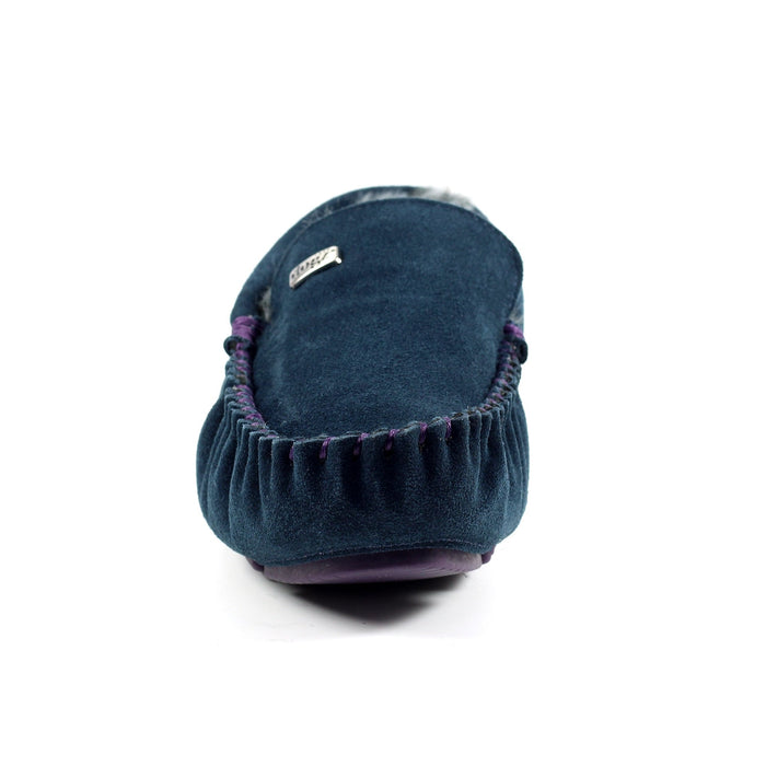 Percy II Blue Suede Slipper