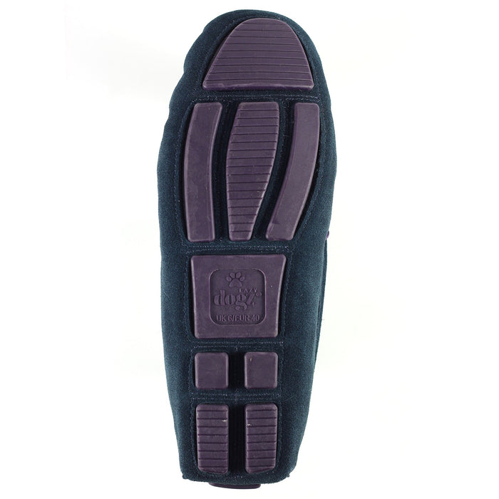Percy II Blue Suede Slipper