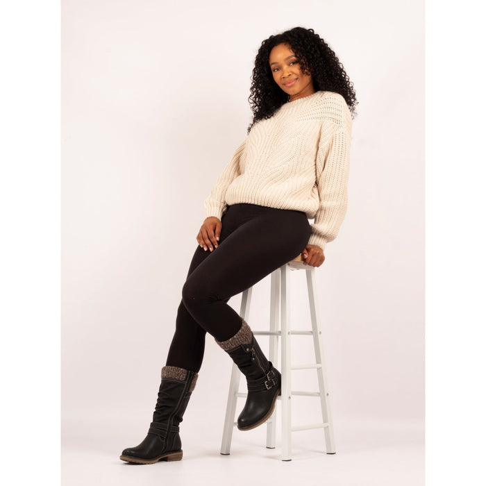 Peyton Black Waterproof Long Boot