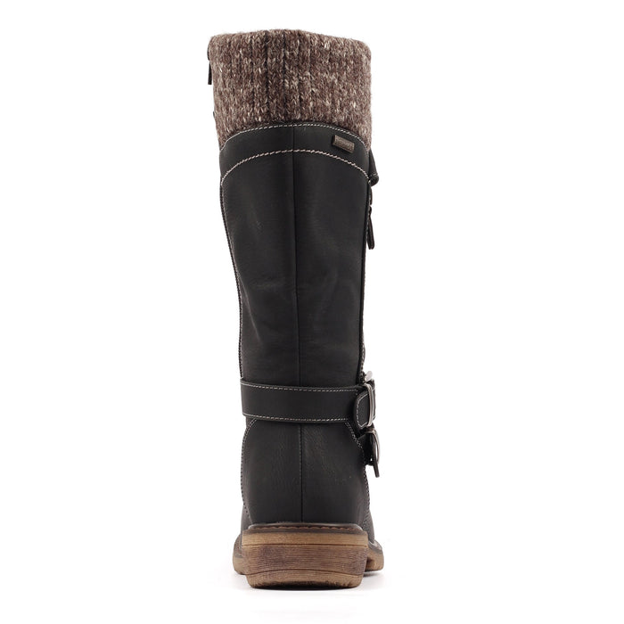 Peyton Black Waterproof Long Boot