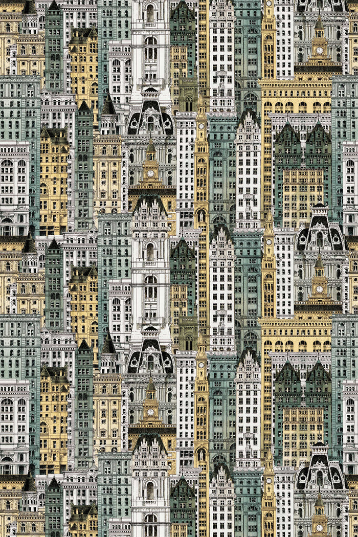 Philadelphia / Yellow & Teal