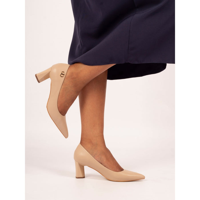 Phoebe Beige Court Shoe