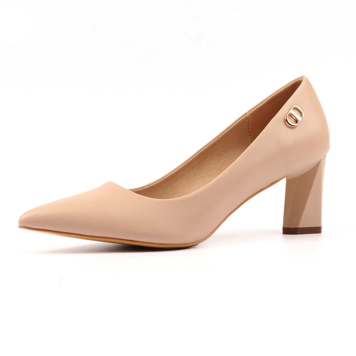 Phoebe Beige Court Shoe
