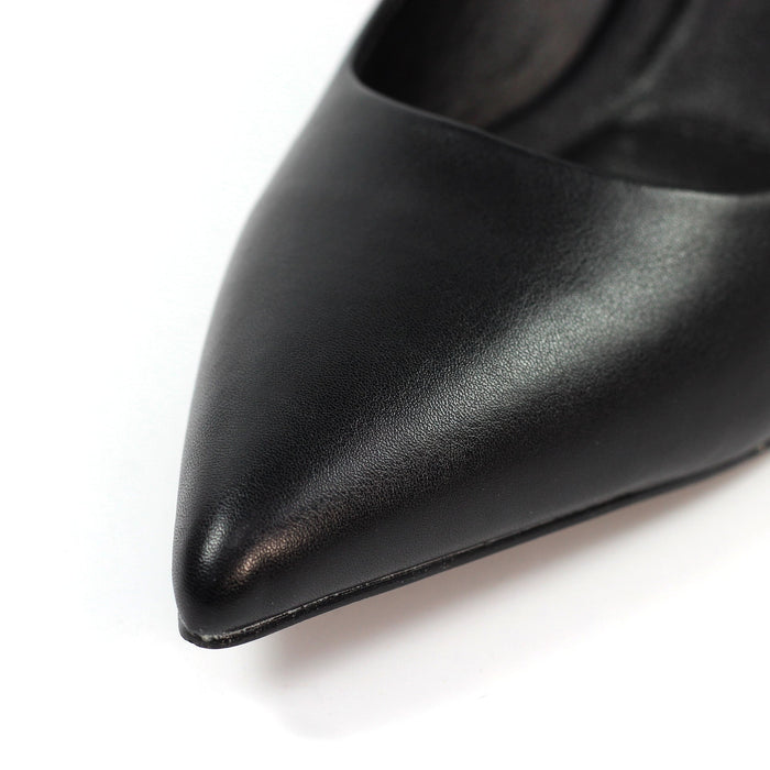 Phoebe Black Court Shoe