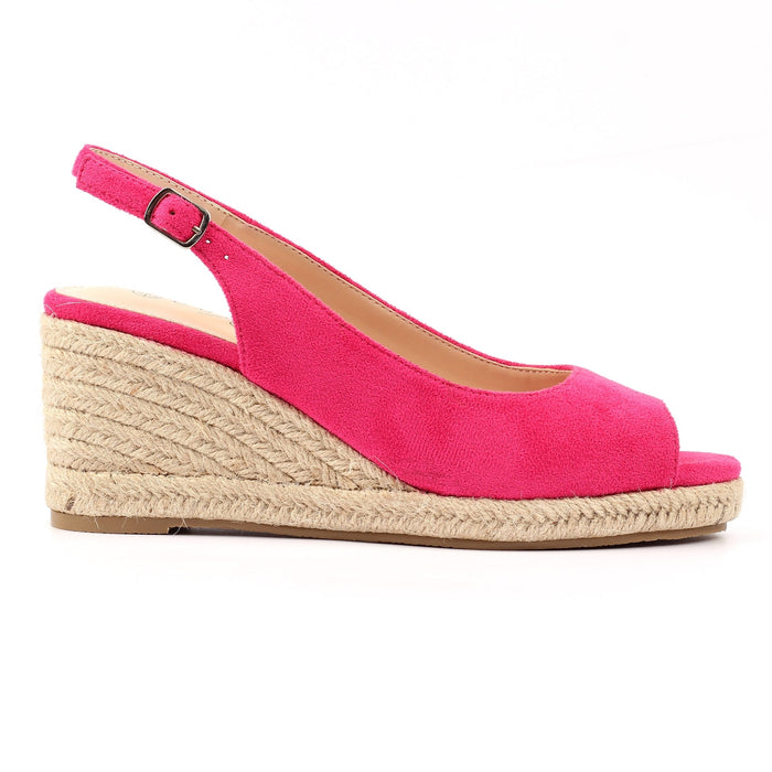 Pia Fuchsia Wedge Shoe