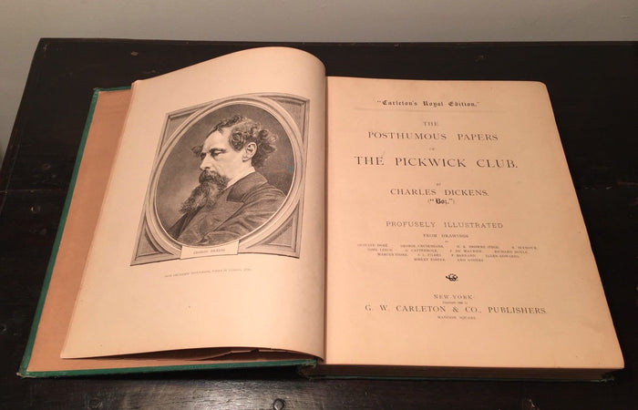 PICKWICK PAPERS - DICKENS, Carleton's Royal Edition Illust Dore 1st Ed 1880 RARE