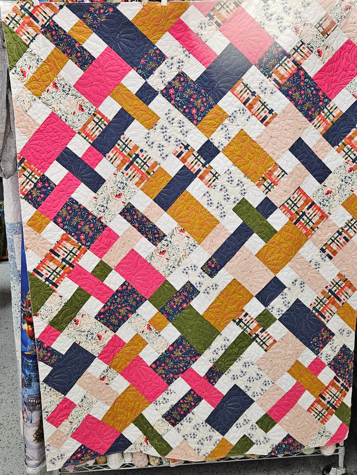 Picnic Quilt Kit with Wild Fronds Fabrics by Birch Fabrics
