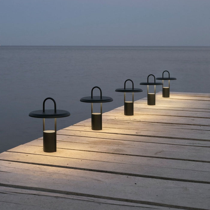 Pier Portable Lamp - Small, Black