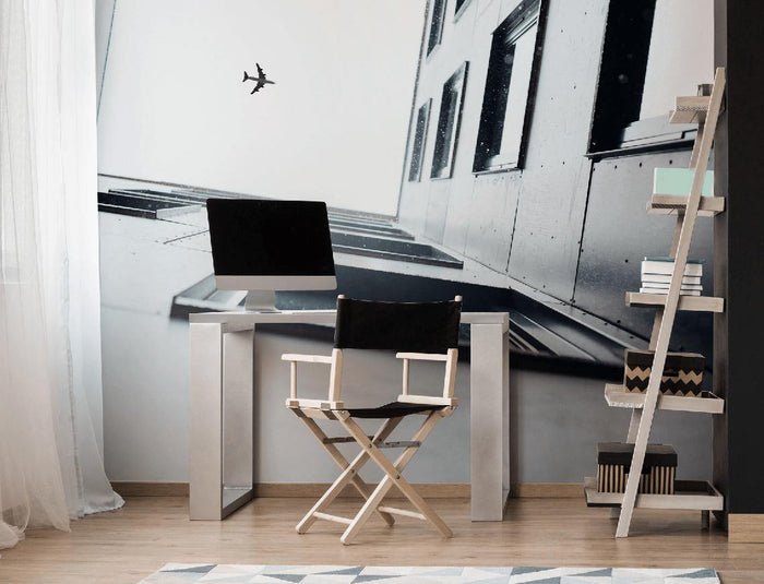Plane Overhead Wall Mural-Wall Mural-Eazywallz