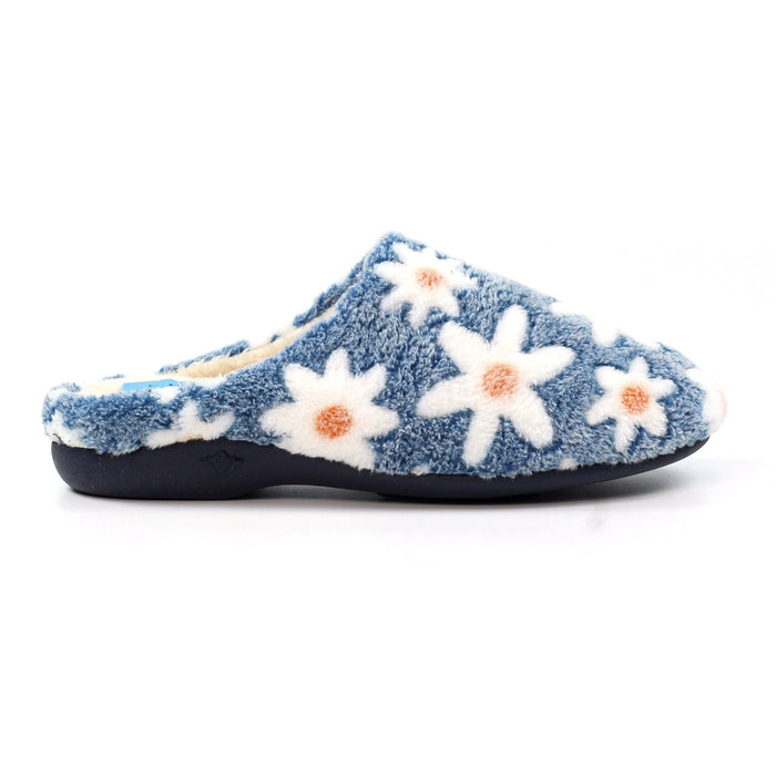 Plumeria Blue Slipper
