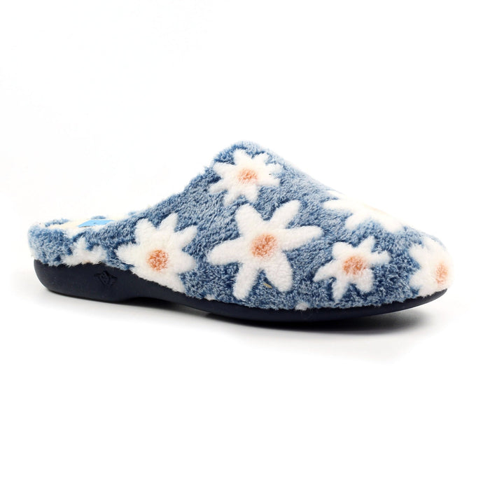 Plumeria Blue Slipper