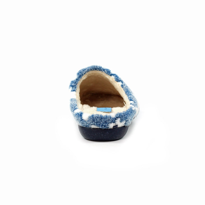Plumeria Blue Slipper