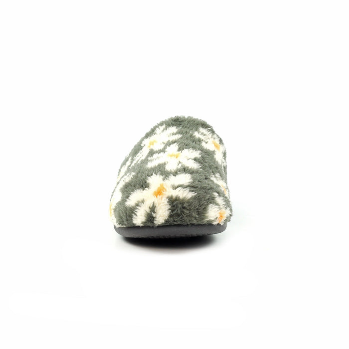 Plumeria Grey Slipper
