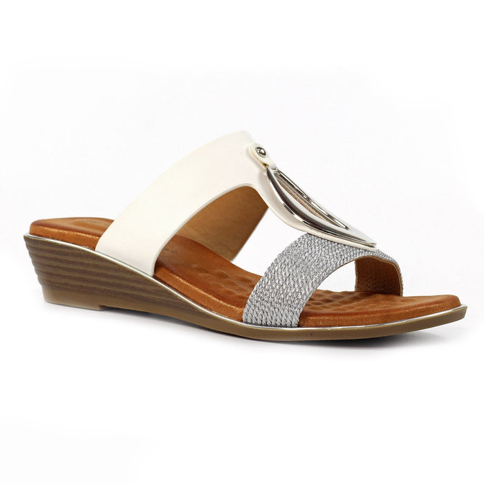 Portland White Sandal