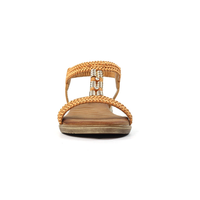 Portofino Camel Sandal