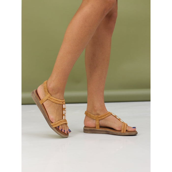 Portofino Camel Sandal