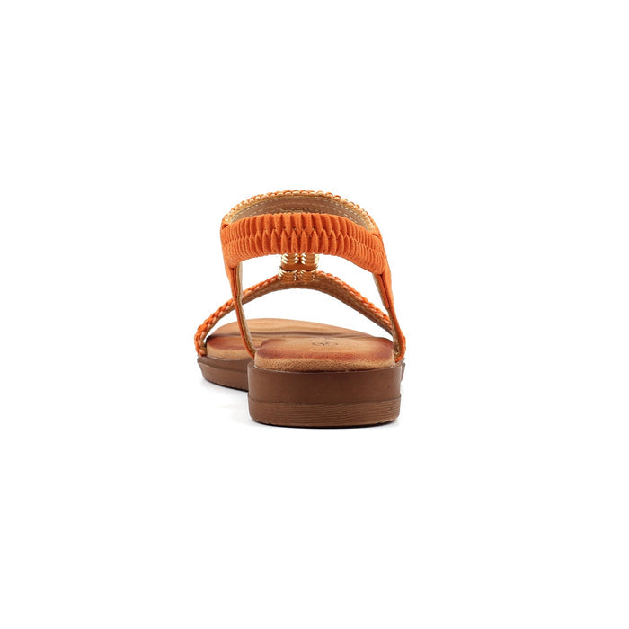Portofino Orange Sandal