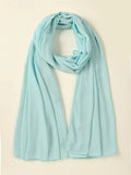 Plain Chiffon Aqua Hijab - Divinity Collection