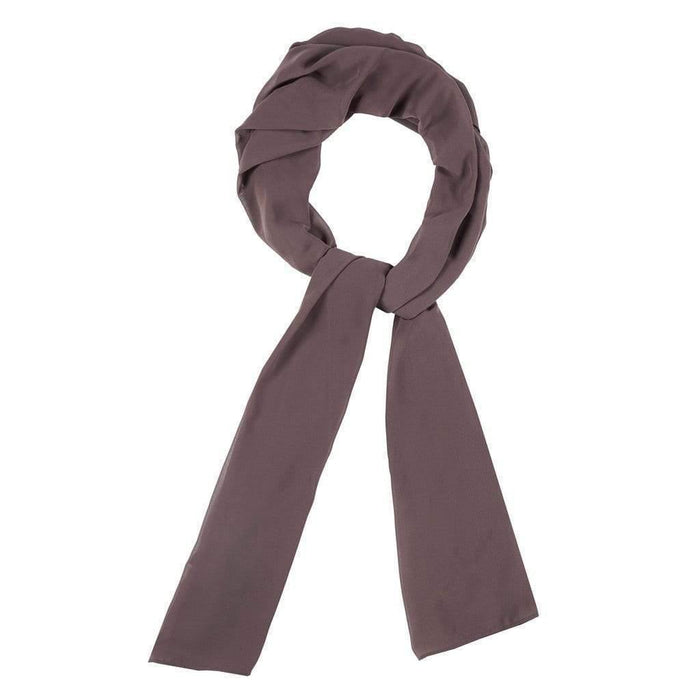 Cocoa Plain Chiffon Hijab - Divinity Collection