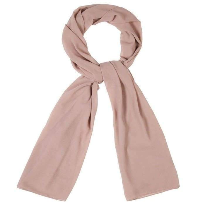 Plain Chiffon Warm Neutral Hijab - Divinity Collection