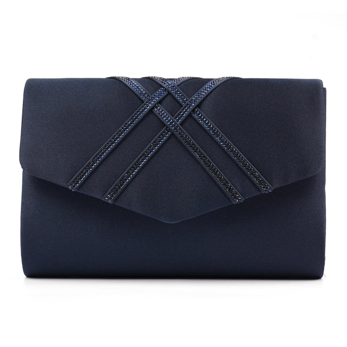 Priscilla Navy Handbag