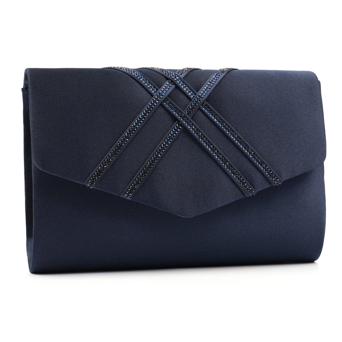 Priscilla Navy Handbag