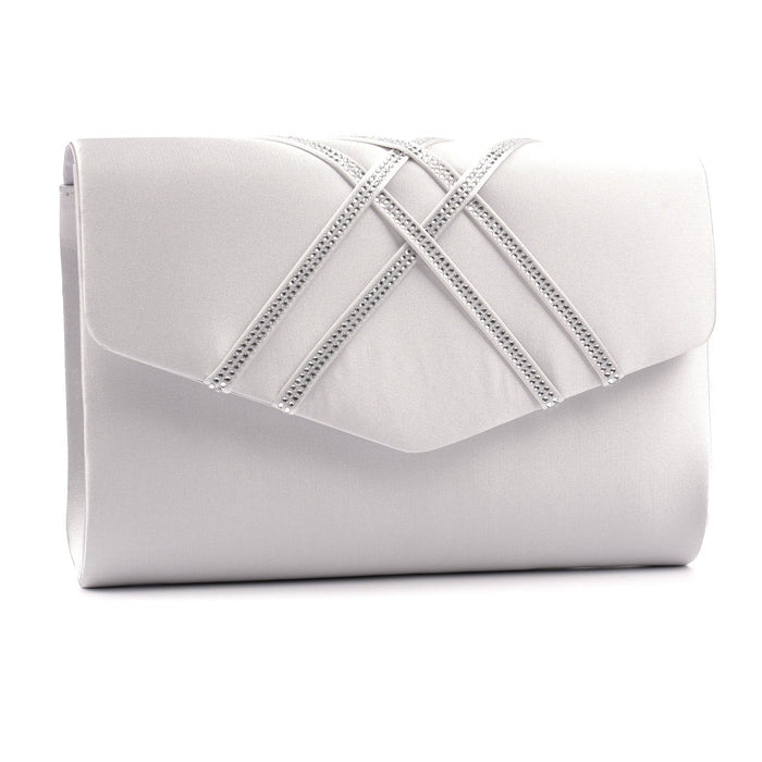 Priscilla Silver Handbag