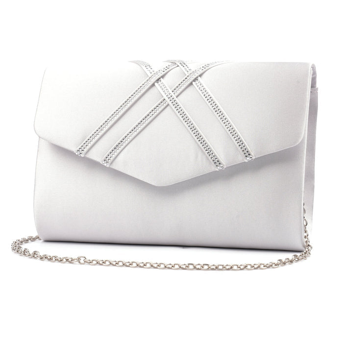 Priscilla Silver Handbag