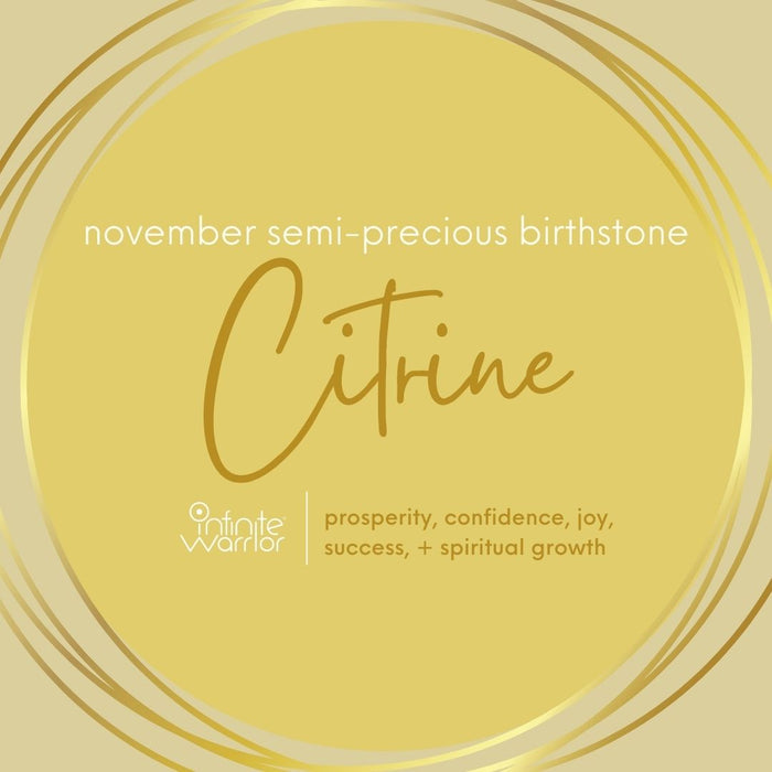 Protection + Prosperity | Tiger Eye Bracelet | Citrine Center Stone