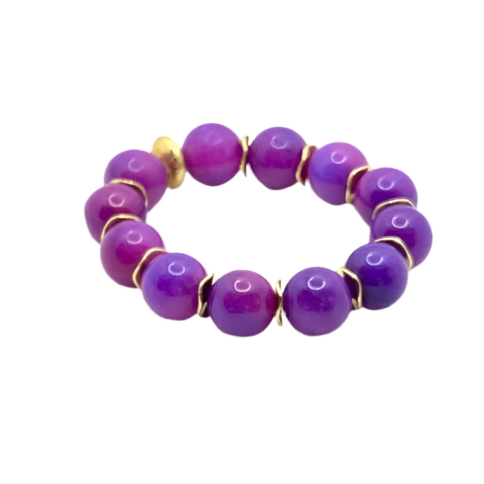 Purple Sugilite Statement Bracelet