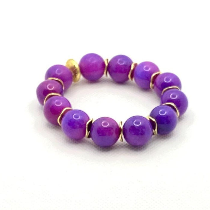 Purple Sugilite Statement Bracelet