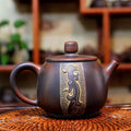 Qin Zhou Nixing Clay Teapot "Dragon & Phoenix" by Hu Ying Jia | Yunnan Sourcing Tea Shop