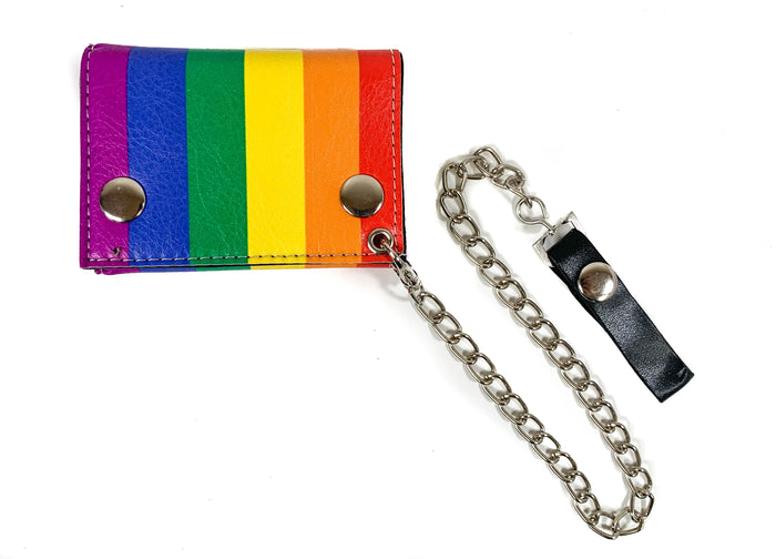 Rainbow Pride Bikers Wallet