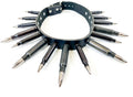 Real Black BulletLeather  Choker