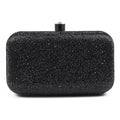 Regal Black Gemstone Clutch