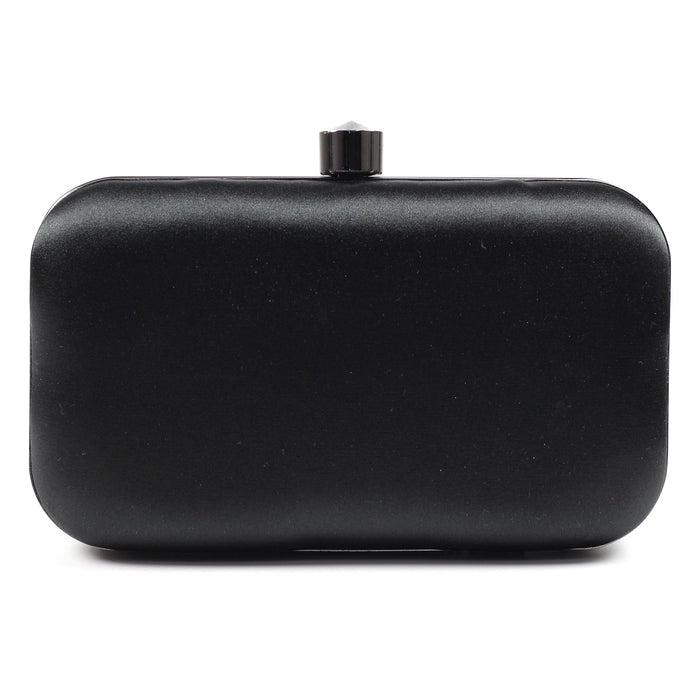 Regal Black Gemstone Clutch