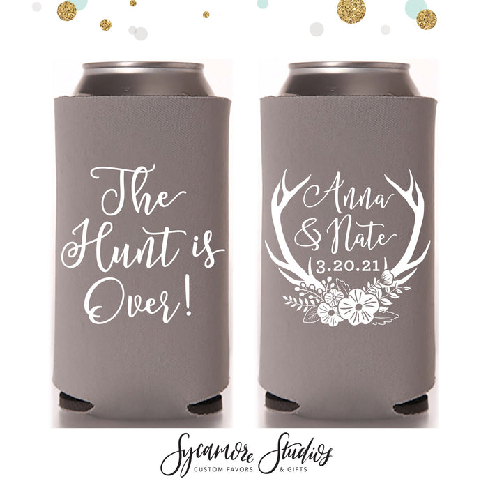 Regular & Slim Can Cooler Wedding Package #71RS - Cheers to The Mr and Mrs - Custom - Wedding Favor Package, Wedding Favor, Beer Can Holder
