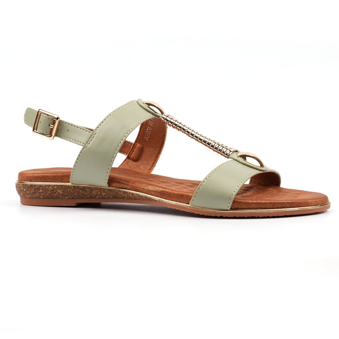 Renoir Sage Green Sandal