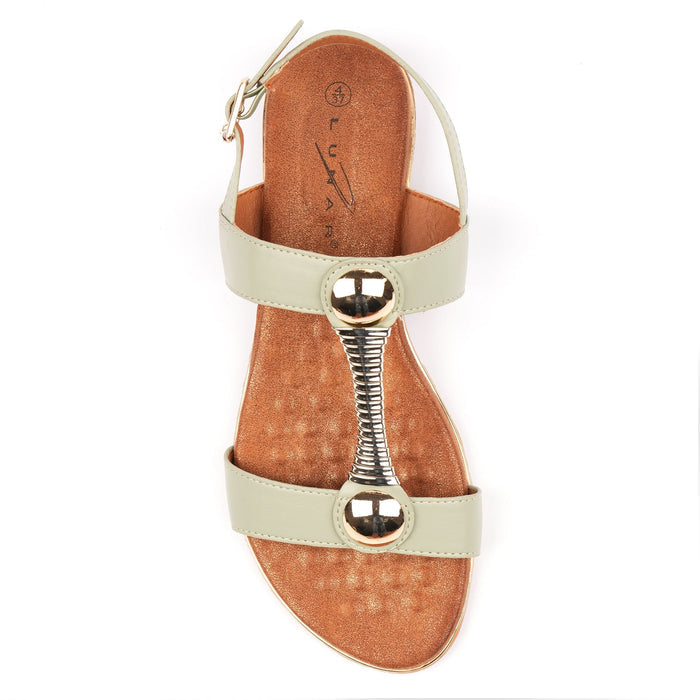 Renoir Sage Green Sandal