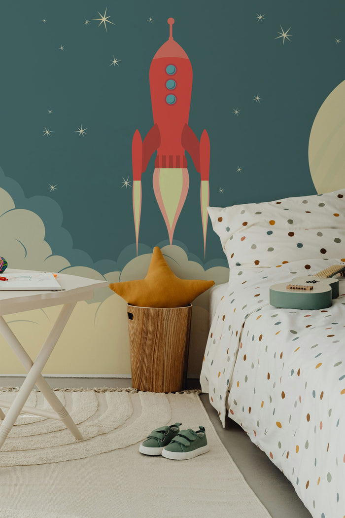 Retro Rocket Spaceship